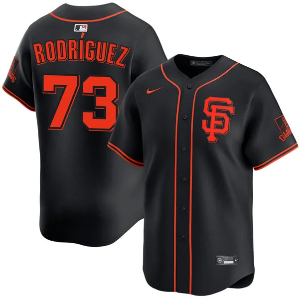 Mens San Francisco Giants #73 Randy Rodriguez Nike Black Alternate Limited Player Jersey