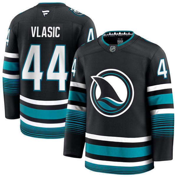 Mens San Jose Sharks #44 Marc-Edouard Vlasic Fanatics Black Alternate Premium Jersey