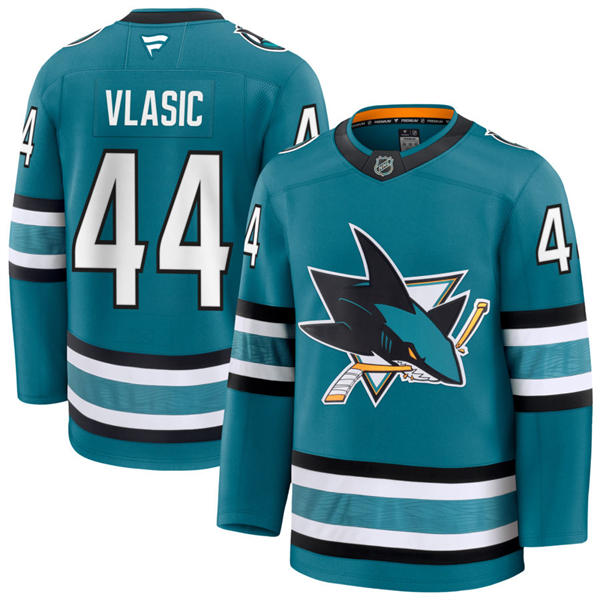 Mens San Jose Sharks #44 Marc-Edouard Vlasic Fanatics Home Teal Player Jersey
