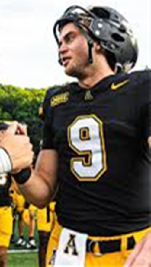 Mens Youth Appalachian State Mountaineers #9 Billy Wiles 2025 Black College Football Game Jersey