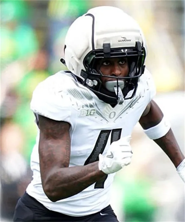 Oregon Ducks #4 Malik Benson 2025 BIG Ten Alternate Game Football Jersey White