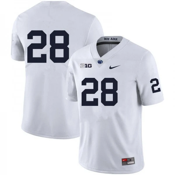 Mens Youth Penn State Nittany Lions #28 Zane Durant White College Football Game Jersey
