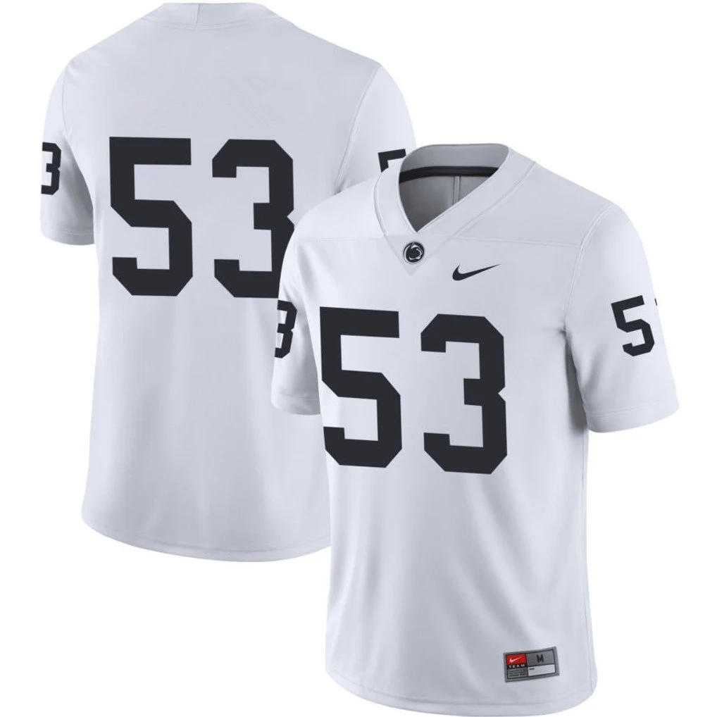 Mens Youth Penn State Nittany Lions #53 Nick Dawkins White College Football Game Jersey