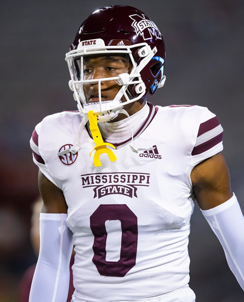 Men's Youth Mississippi State Bulldogs #0 Rara Thomas adidas White College Football Game Jersey