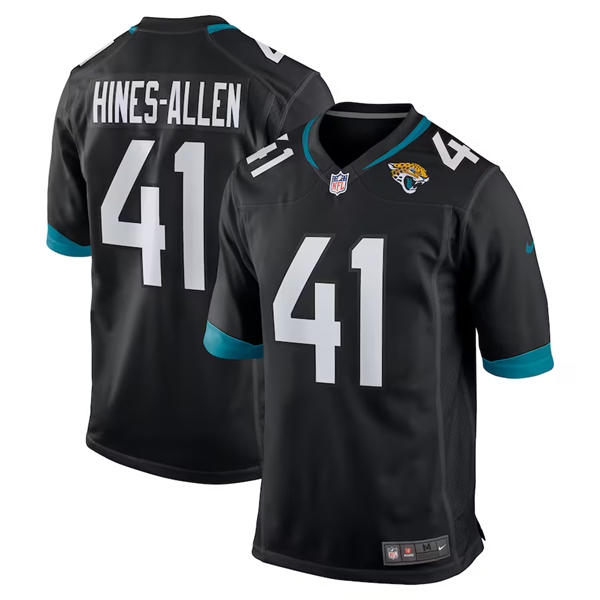 Women's Jacksonville Jaguars #41 Josh Hines-Allen Stitched Black Nike Limited Jersey