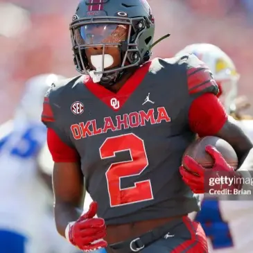 Oklahoma Sooners #2 Jovantae Barnes Anthracite College Football Game Jersey