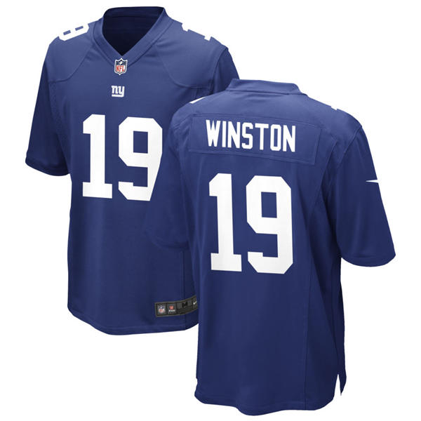 Men's New York Giants #19 Jameis Winston Nike Royal Team Color Vapor Untouchable Limited Jersey