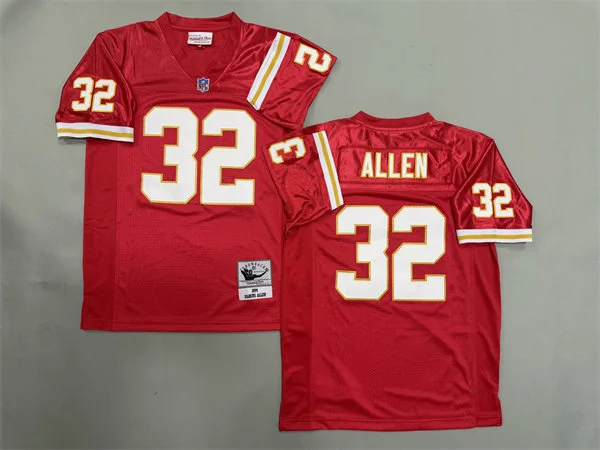 Mens Kansas City Chiefs #32 Marcus Allen Red 1994 Throwback Jersey