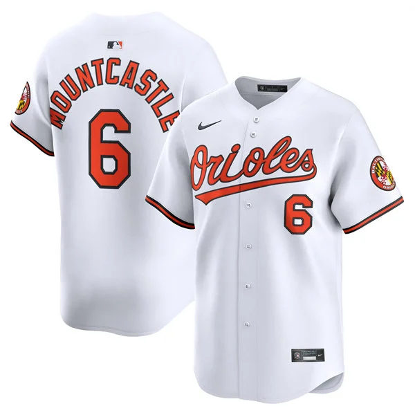 Mens Baltimore Orioles #6 Ryan Mountcastle Nike Home White Limited Jersey