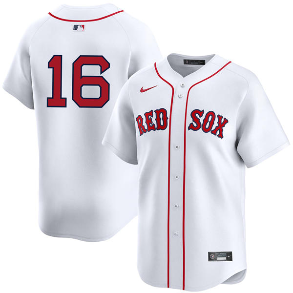 Mens Boston Red Sox #16 Jarren Duran Nike White Home Limted Jersey