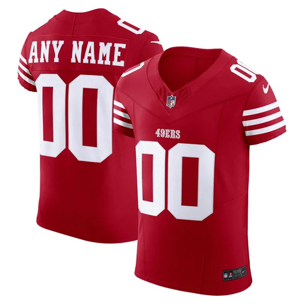 San Francisco 49ers Custom Nike Scarlet F.U.S.E. Vapor Limited Jersey