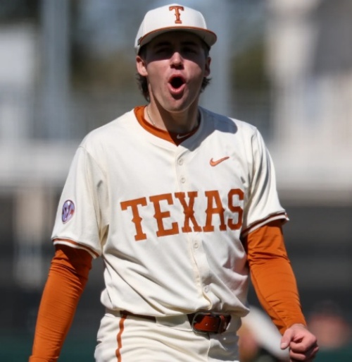 Texas Longhorns Custom 2026 SEC Cream Baseball Game Jersey