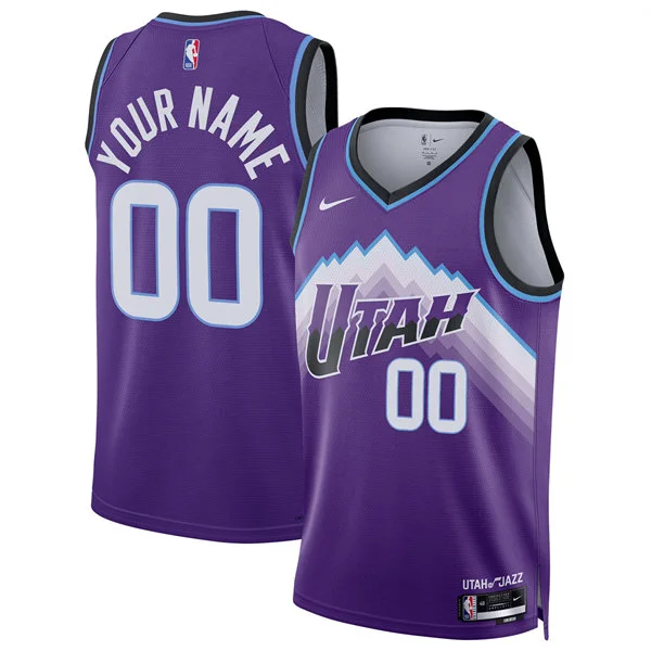 Utah Jazz Custom Purple 2025-26 Icon Editionuniform Jersey