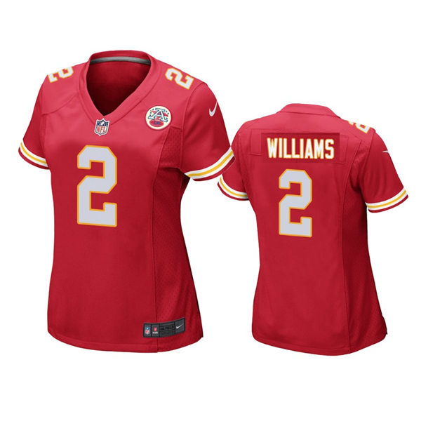Womens Kansas City Chiefs #2 Joshua Williams Red Limited Jersey