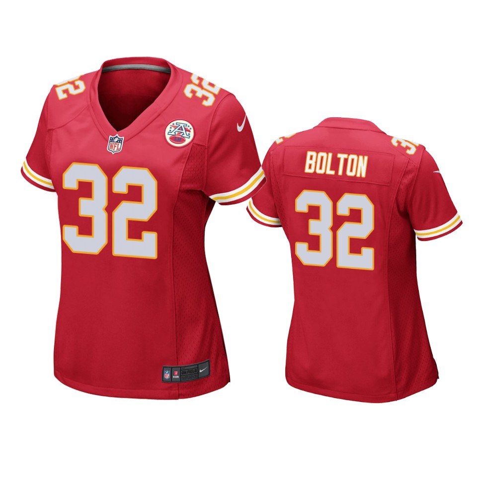 Womens Kansas City Chiefs #32 Nick Bolton Nike Red Limited Jersey