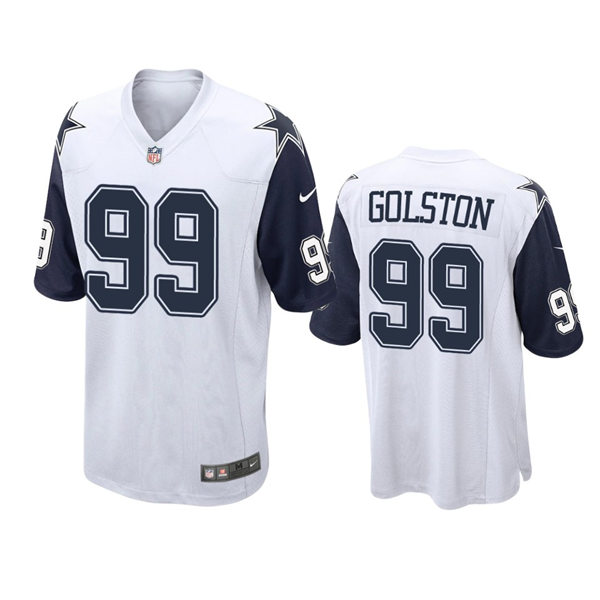 Mens Dallas Cowboys #99 Chauncey Golston Nike White Color Rush Legend Player Jersey