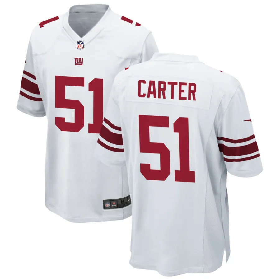 Men's New York Giants #51 Abdul Carter Nike White Vapor F.U.S.E. Limited Jersey