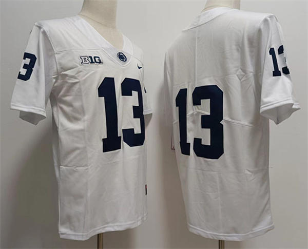 Youth Penn State Nittany Lions #13 Kaytron Allen White College Football Game Jersey