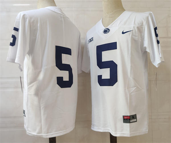 Mens Youth Penn State Nittany Lions #5 Devonte Ross White College Football Game Jersey