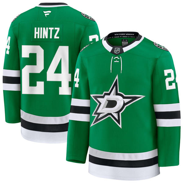 Men's Dallas Stars #24 Roope Hintz Fanatics Home Green Jersey