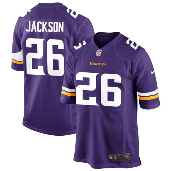 Men's Minnesota Vikings #26 Theo Jackson Nike Purple Vapor Untouchable Limited Player Jersey