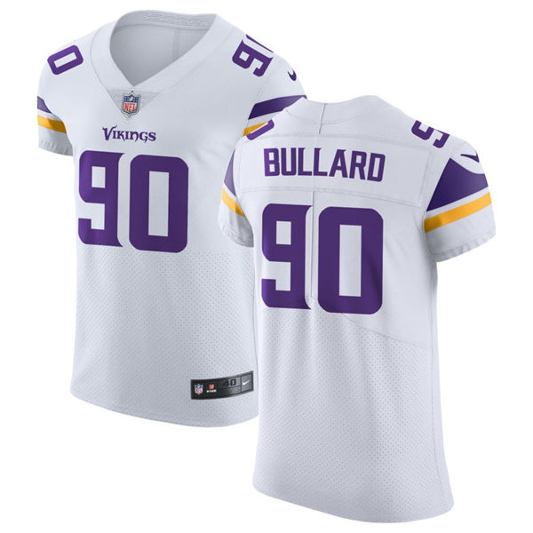 Men's Minnesota Vikings #90 Jonathan Bullard Nike White Vapor Untouchable Limited Palyer Jersey