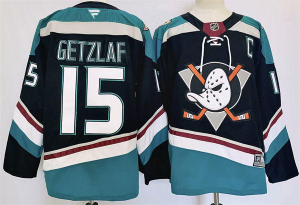 Mens Anaheim Ducks #15 Ryan Getzlaf Fanatics Alternate Black Bargain Jersey