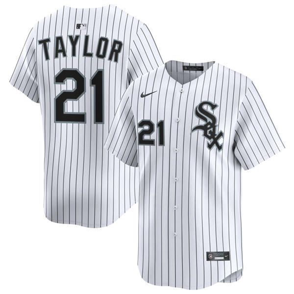 Mens Chicago White Sox #21 Michael A. Taylor Nike White Home  Limited Jersey