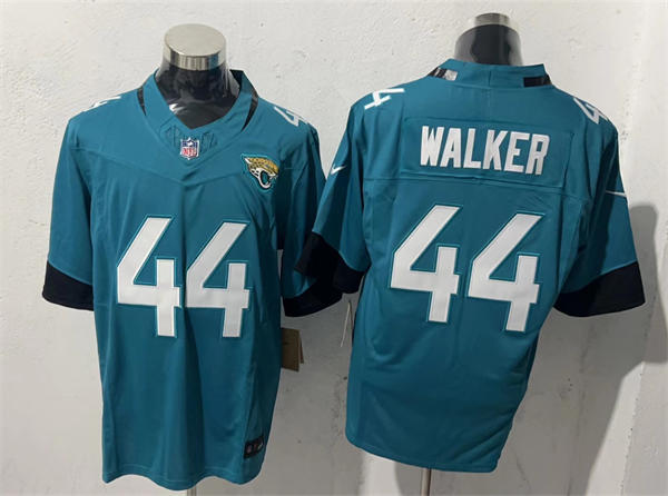 Men's Jacksonville Jaguars #44 Travon Walker Nike Teal Alternate Vapor Untouchable Limited Jersey