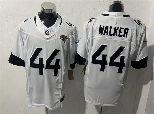 Men's Jacksonville Jaguars #44 Travon Walker Nike White Vapor Untouchable Limited Jersey