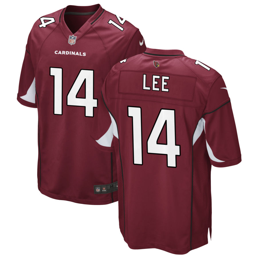 Mens Arizona Cardinals #14 Andy Lee Nike Cardinal Vapor Limited Jersey